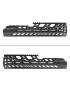 AIRSOFT ARTISAN 12inch SUR300 HANDGUARD SET mcx virtus BLACK