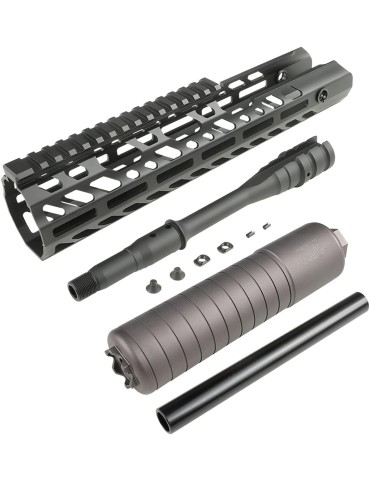 AIRSOFT ARTISAN 12inch SUR300 HANDGUARD SET mcx virtus BLACK