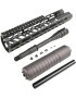 AIRSOFT ARTISAN 12inch SUR300 HANDGUARD SET mcx virtus BLACK