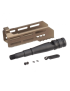 AIRSOFT ARTISAN MLOK 6INCH HANDGUARD SET (BLACK/TAN)