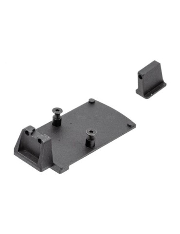 GUNDAY RMR Mount Base with Sight Set For Umarex / VFC Glock System ( for G19X , G19 Gen4, G17 Gen5, G45 etc. )