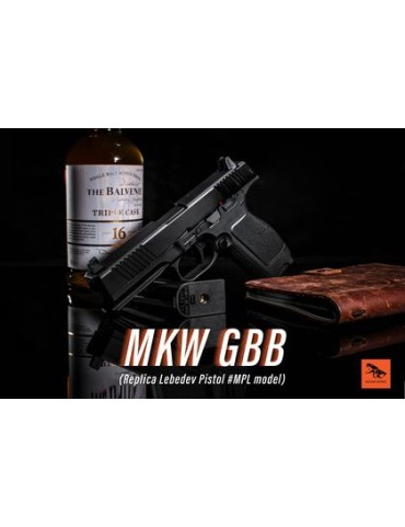 kizuna works MKW GBB (lebedev MPL replica) black/tan