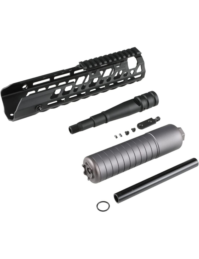 AIRSOFT ARTISAN 10inch SUR300 HANDGUARD SET mcx virtus ( BLACK / DDC )