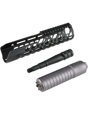 AIRSOFT ARTISAN 10inch SUR300 HANDGUARD SET mcx virtus ( BLACK / DDC )