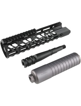 AIRSOFT ARTISAN 10inch SUR300 HANDGUARD SET mcx virtus ( BLACK / DDC )