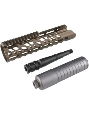 AIRSOFT ARTISAN 10inch SUR300 HANDGUARD SET mcx virtus ( BLACK / DDC )